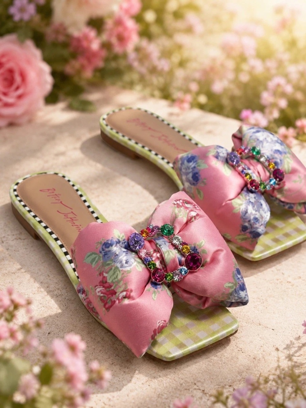 Betsey Johnson Daisy Square Toe Sandals